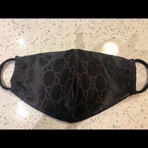 Handmade Gucci face mask with filter